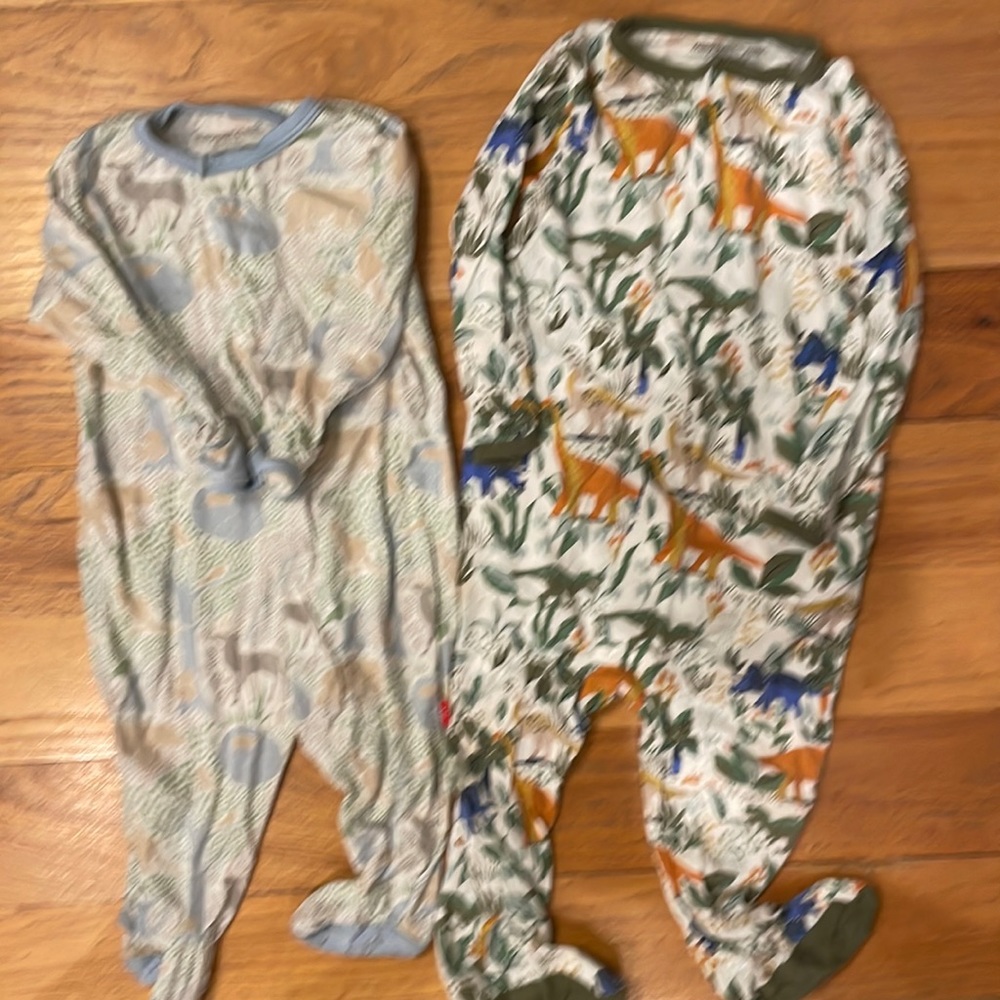 Set of two magneticme outfits. One 0-3mo and other 6-9mo